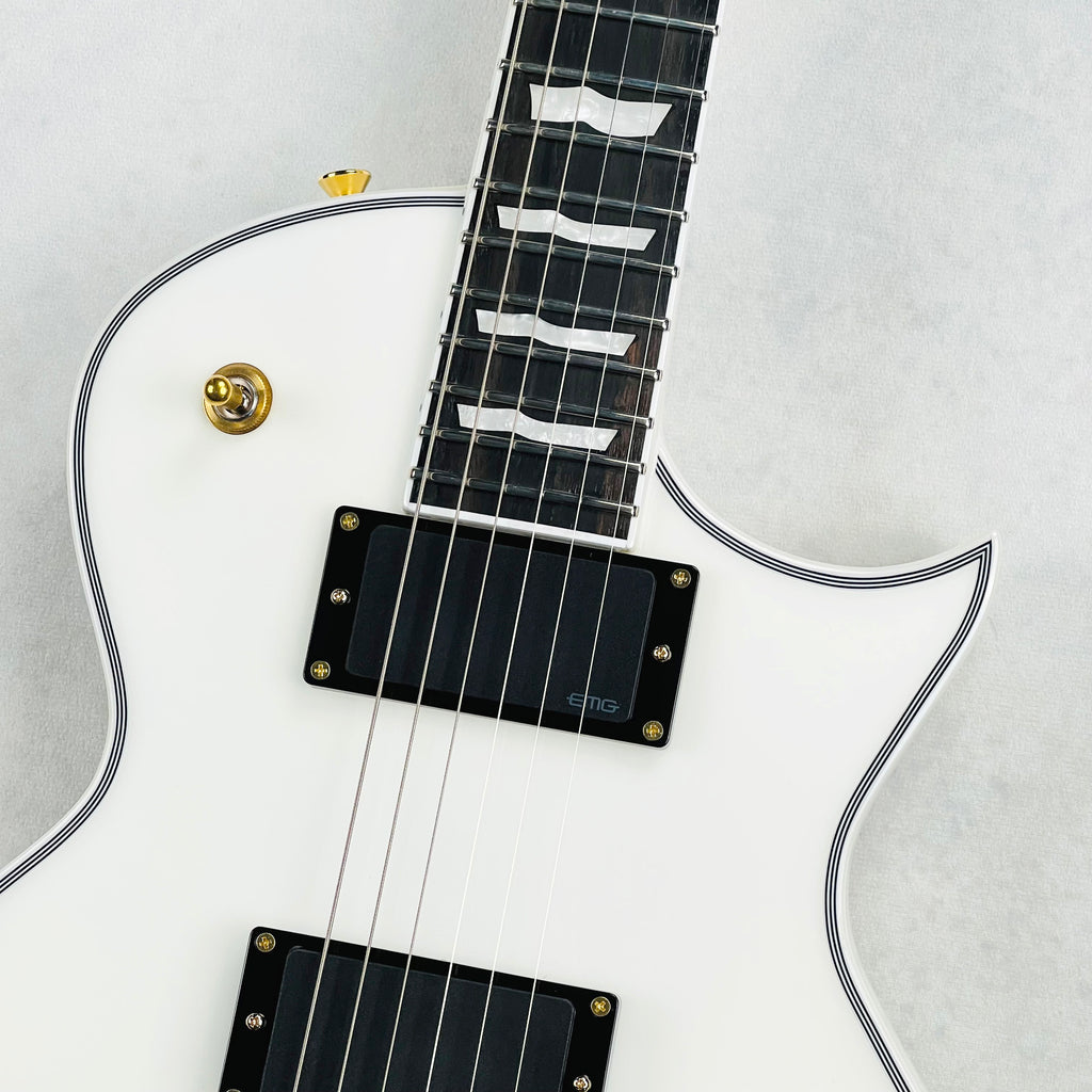 Edwards ESP E-EC-CTM Eclipse Custom with EMG Pickups 2018 - Snow White - 3