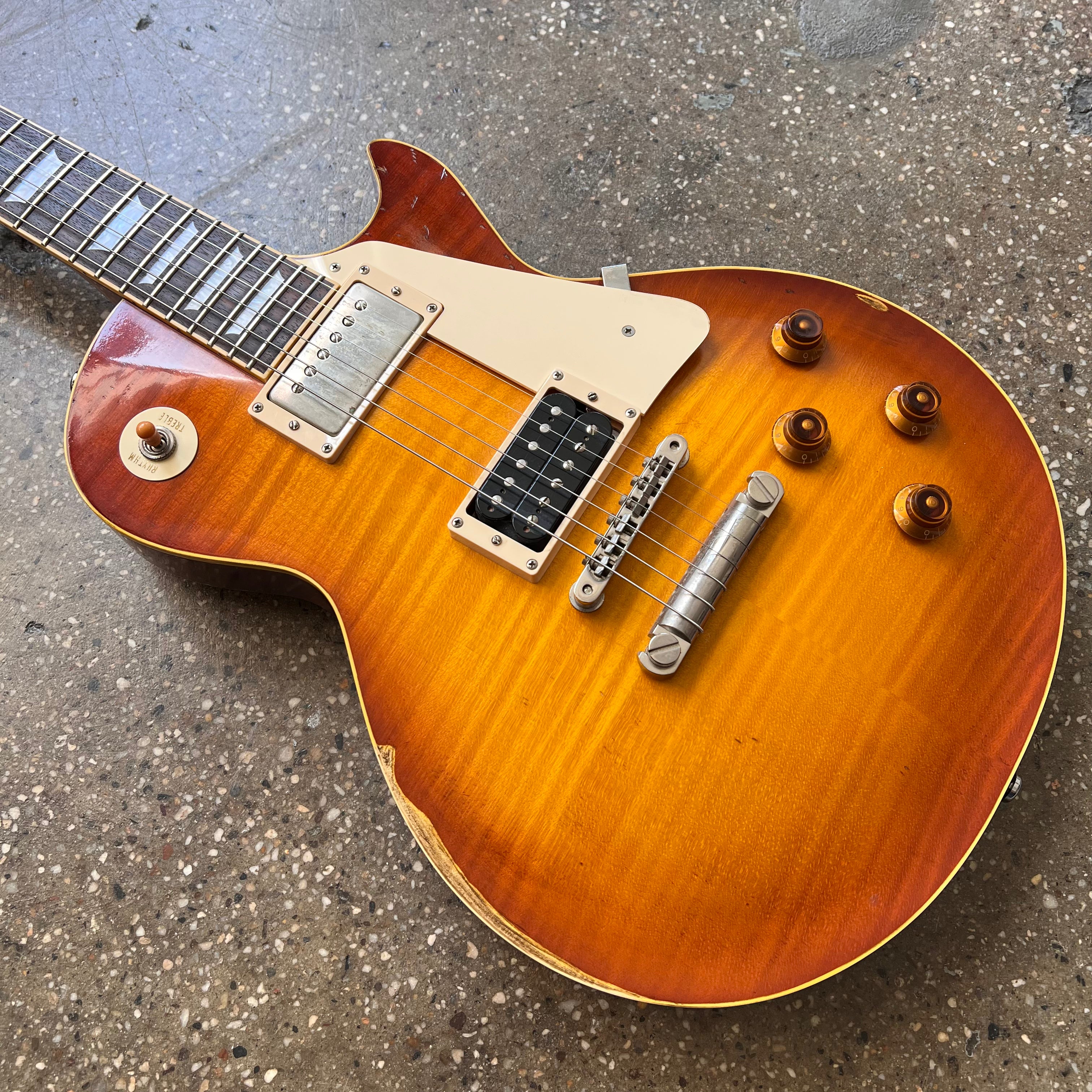 ☆希少☆ラッカー塗装☆】EDWARDS E-LP-105LTS/RE Jimmy Page Style エドワーズ レスポール エレキギター  ジミーペイジ レリック｜ホビー、カルチャー