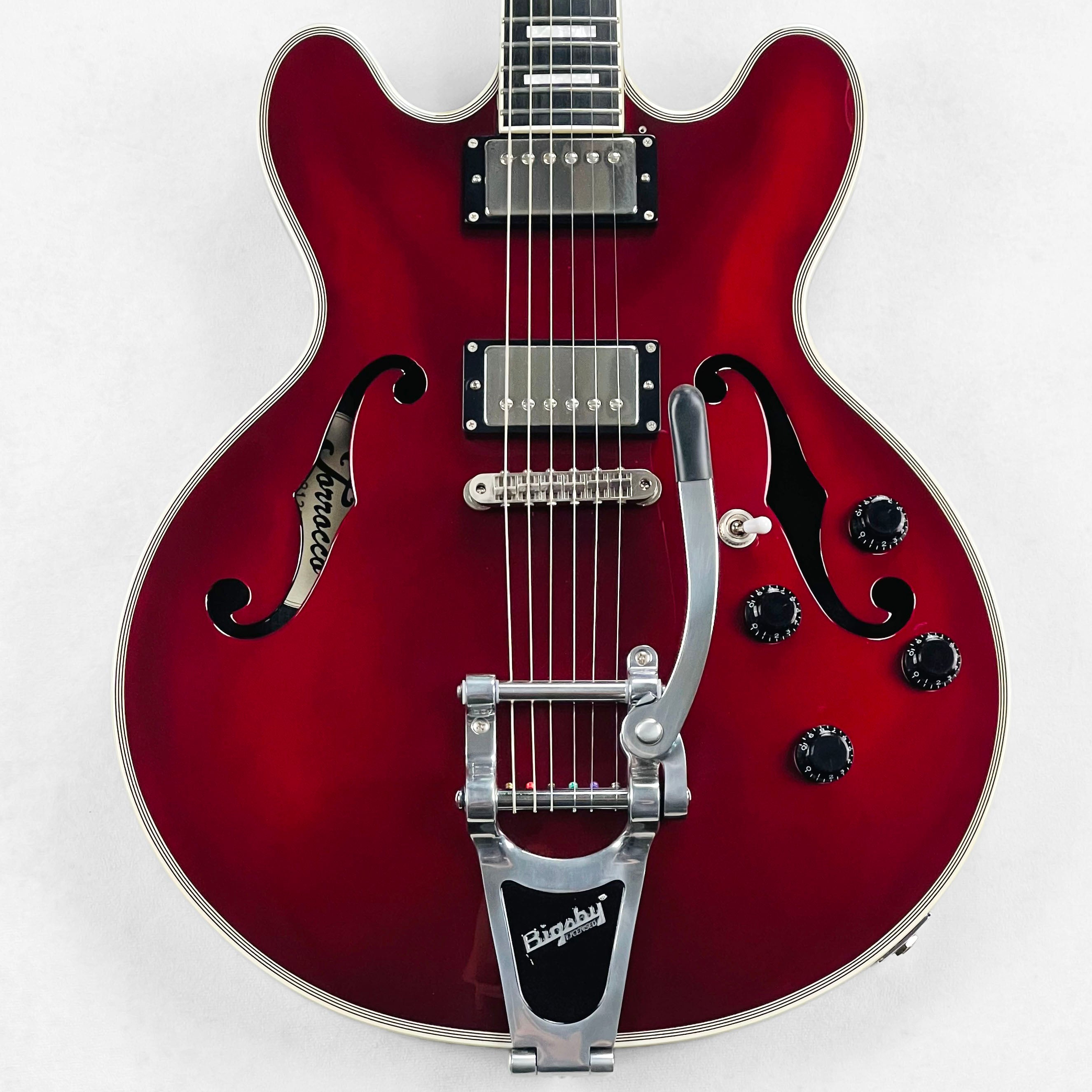 Edwards E-TORROCCO-CTM Semi-Hollow Guitar - Bordeaux | Tone Wolf