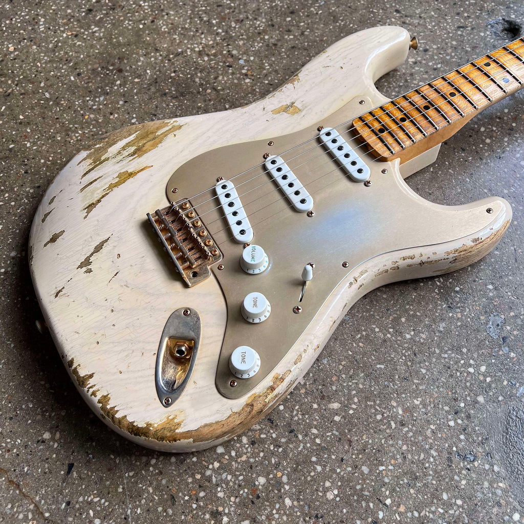 Fender Custom Shop Limited Edition Golden '50s 1954 Stratocaster 2014 - Dirty White Blonde - 11