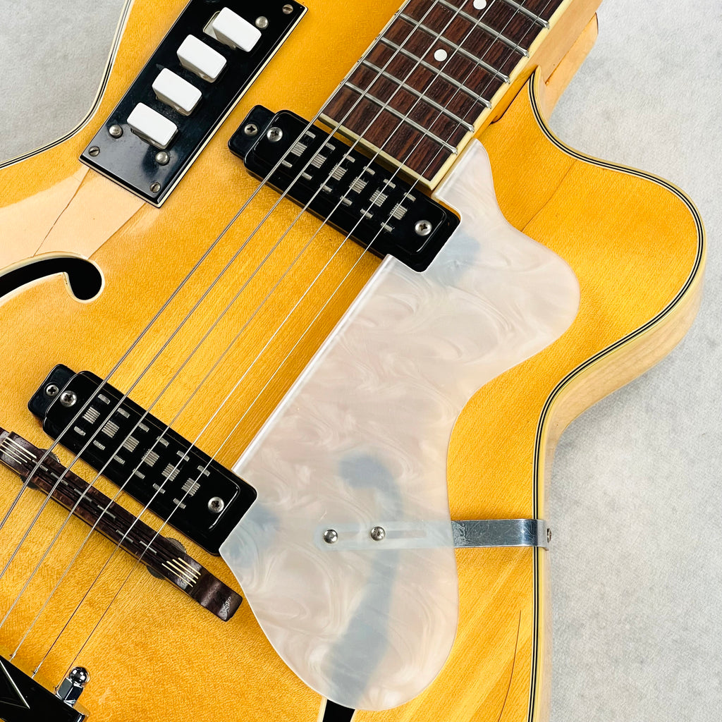 EKO Model 200 Hollow Body Guitar 1966 - Natural - 6