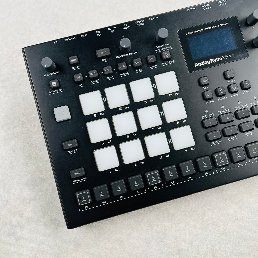 Elektron Analog Rytm MkII 2020 - Black - 2