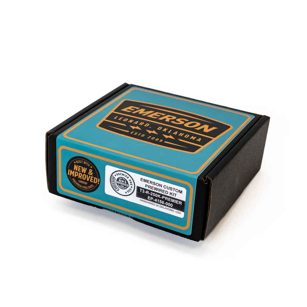 Emerson Custom Telecaster 3-Way Prewired Kit 250k - Reverse Control La ...