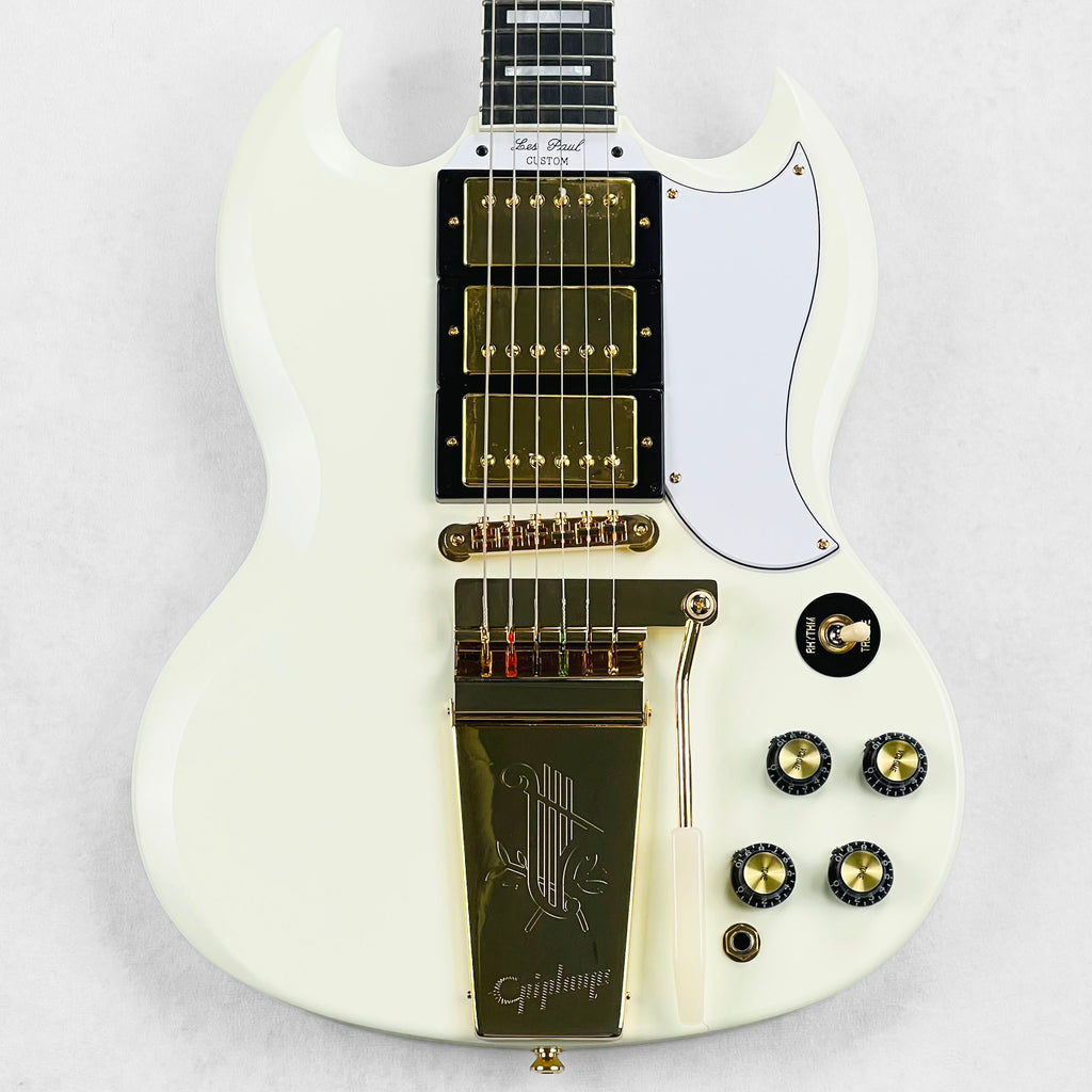 Epiphone 1963 Les Paul SG Custom with Maestro Vibrola 2023 - Classic White - 1