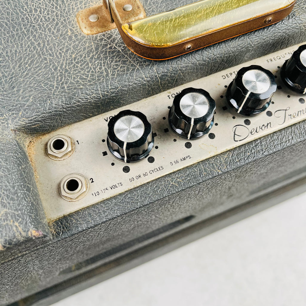 Epiphone EA35-T Devon Tremolo 1x12" Combo Amplifier 1963 - Gray - 9