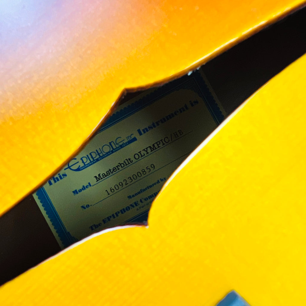 Epiphone Masterbilt Century Olympic 2016 - Honeyburst - 7