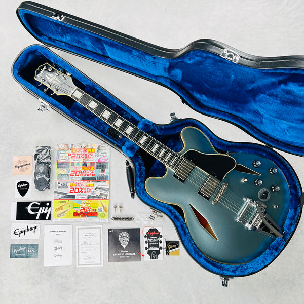 Epiphone Shinichi Ubukata Signature ES-355 2023 - Pelham Blue - 18