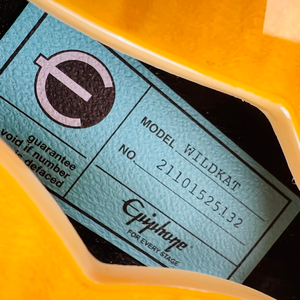 Epiphone Wildkat Bigsby Lollar Pickups 2021 - Antique Natural - 7