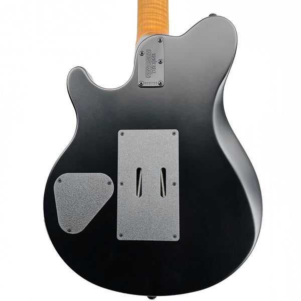 Ernie Ball Music Man Axis Flame Top Charcoal Cloud 300-JF-R1-00-MB-BM - 13