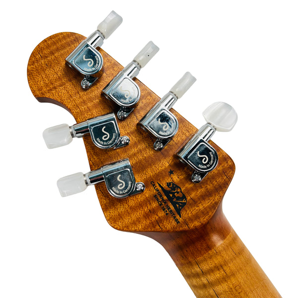 Ernie Ball Music Man Axis Flame Top - Ollalieberry - 18