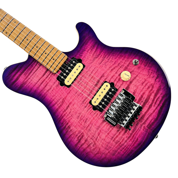 Ernie Ball Music Man Axis Flame Top - Ollalieberry - 3