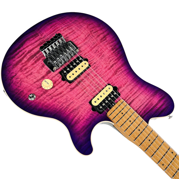 Ernie Ball Music Man Axis Flame Top - Ollalieberry - 4