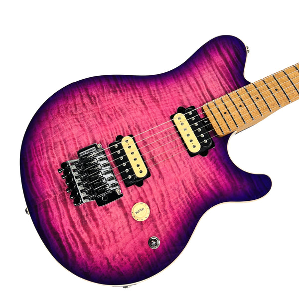 Ernie Ball Music Man Axis Flame Top - Ollalieberry - 5