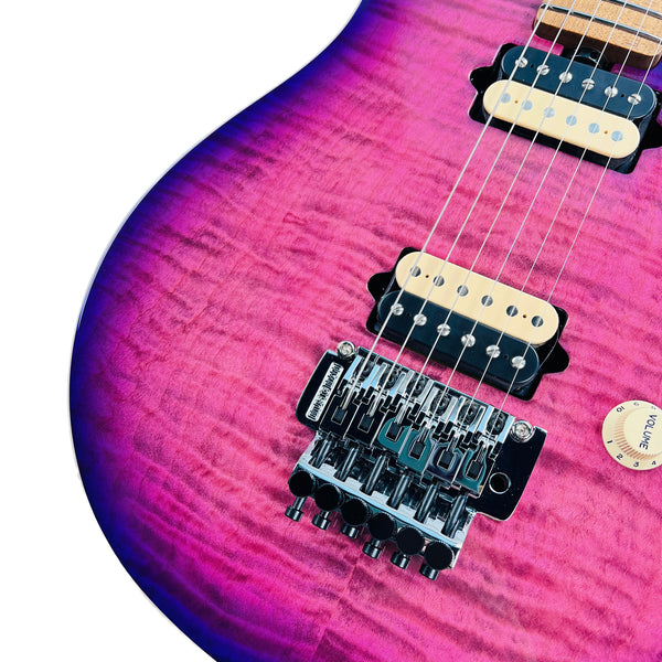 Ernie Ball Music Man Axis Flame Top - Ollalieberry - 7