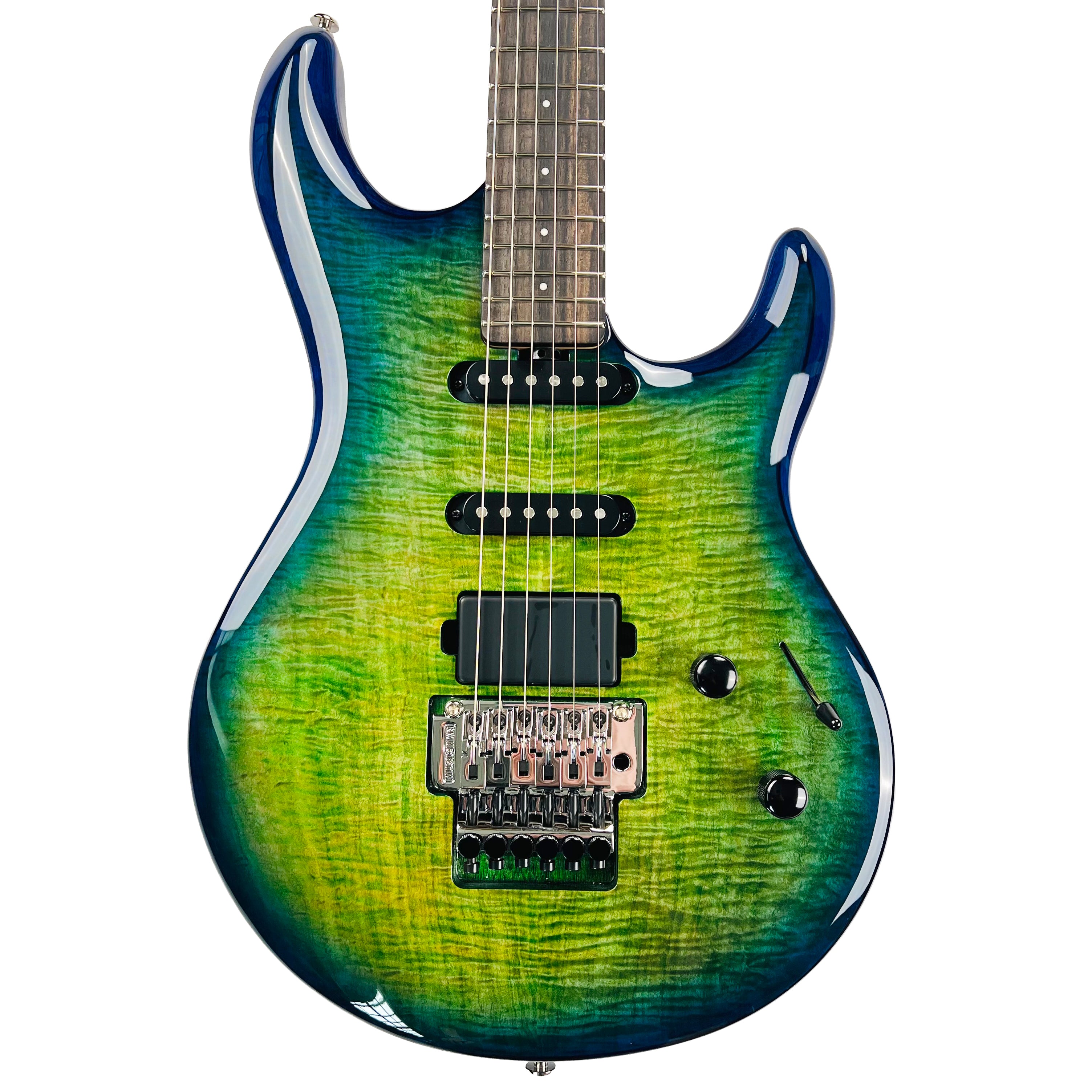 ギター music man luke Ernie Ball Music Man BFR Luke 4 HSS - Green Tide | Tone Wolf