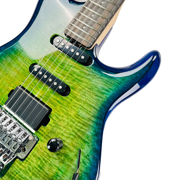 Ernie Ball Music Man BFR Luke 4 HSS - Green Tide - 6
