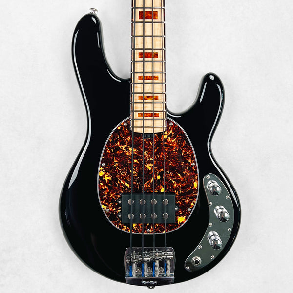 Ernie Ball Music Man BFR StingRay Short Scale Bombshell 4-String Bass 2022 - Black - 1