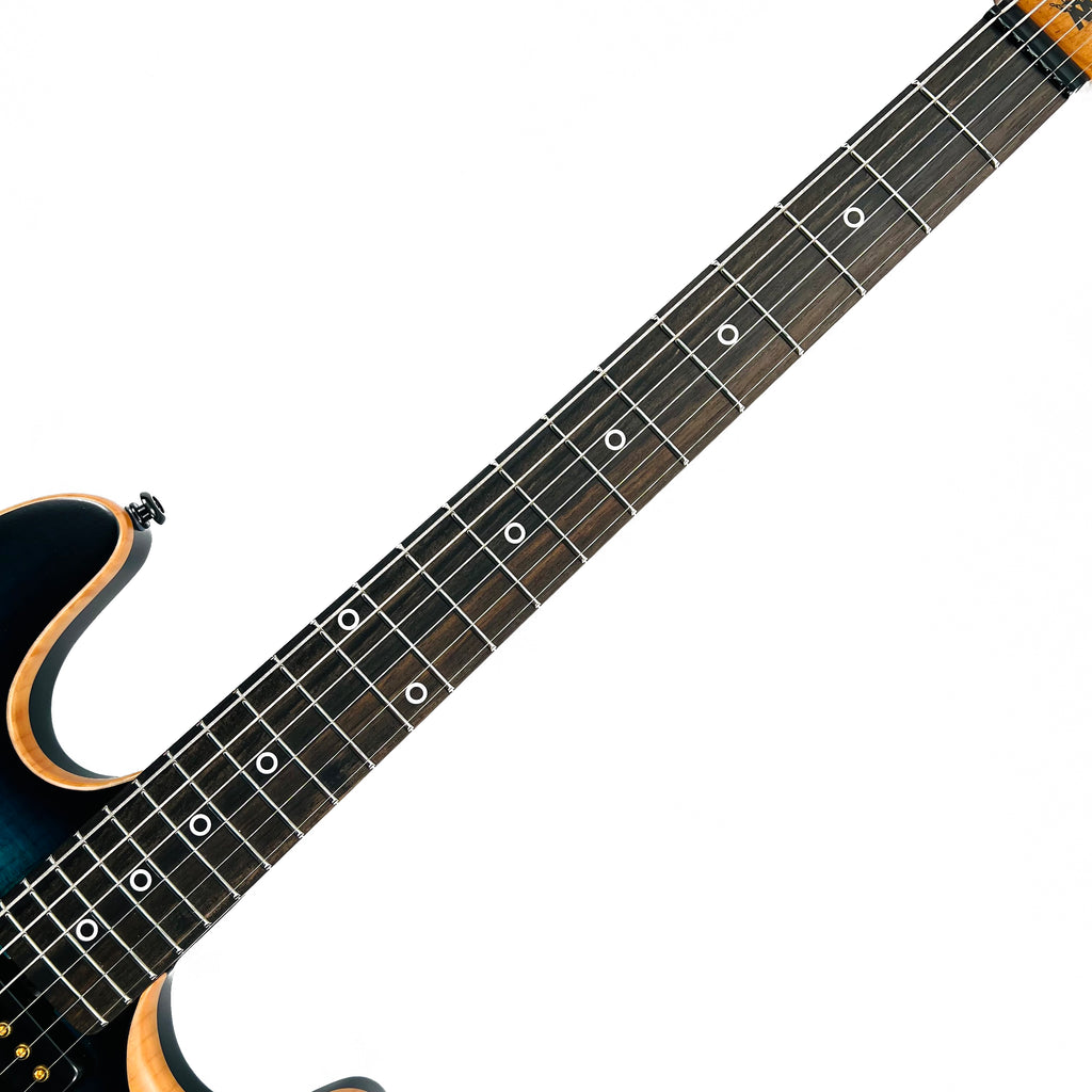Ernie Ball Music Man Rabea Massaad Artist Series Sabre - Carian Burst - 10