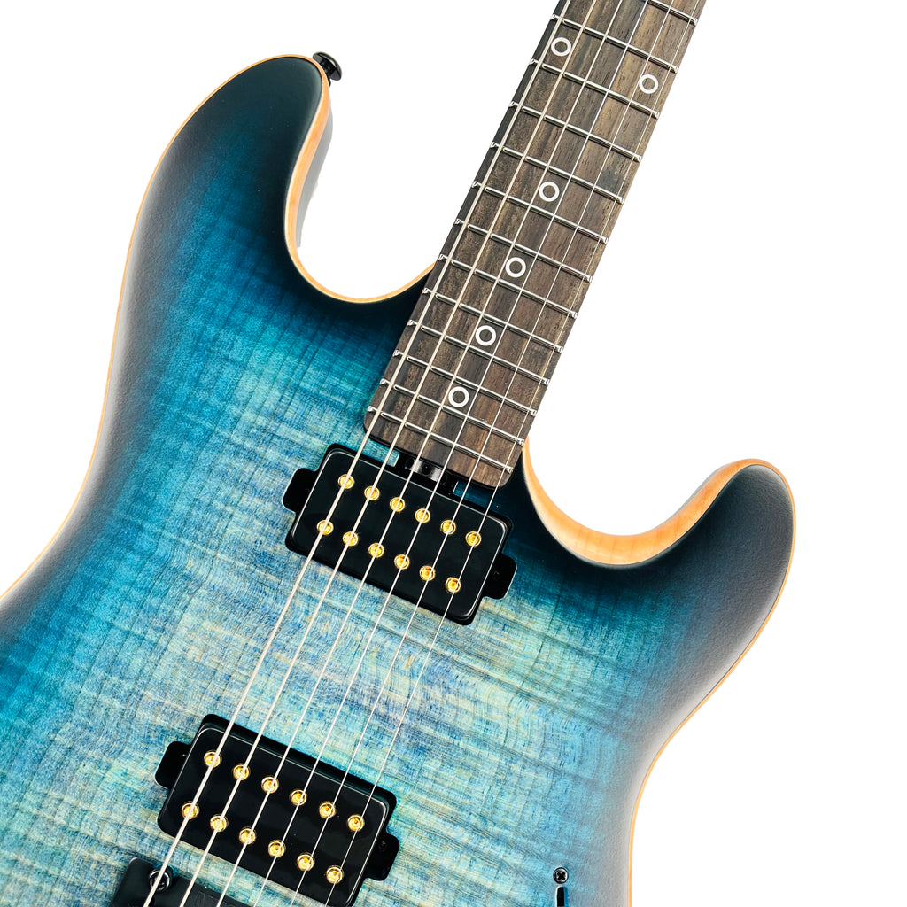 Ernie Ball Music Man Rabea Massaad Artist Series Sabre - Carian Burst - 3