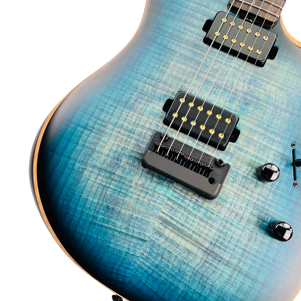 Ernie Ball Music Man Rabea Massaad Artist Series Sabre - Carian Burst - 4