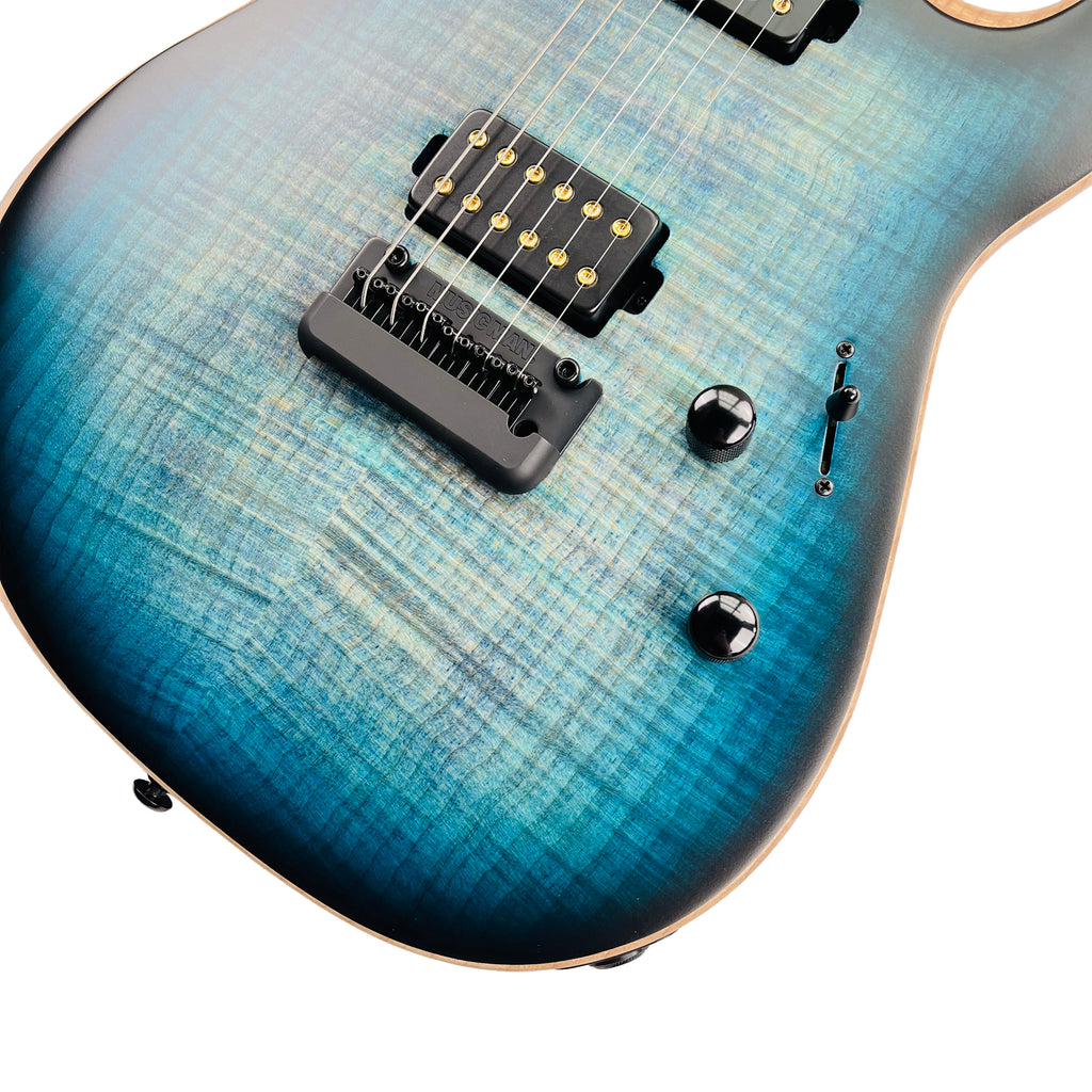 Ernie Ball Music Man Rabea Massaad Artist Series Sabre - Carian Burst - 5