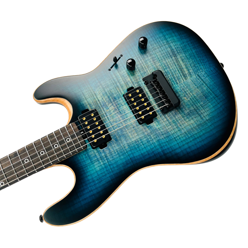 Ernie Ball Music Man Rabea Massaad Artist Series Sabre - Carian Burst - 8