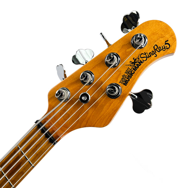 Ernie Ball Music Man StingRay Special 5 HH - Hot Honey - 8