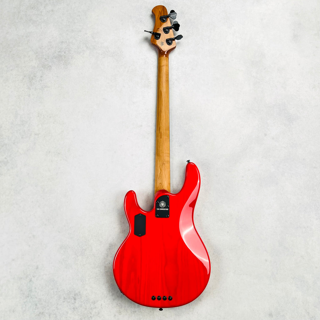 Ernie Ball Music Man Tim Commerford Active StingRay 4-String Bass 2025 - Caliper Red - 10