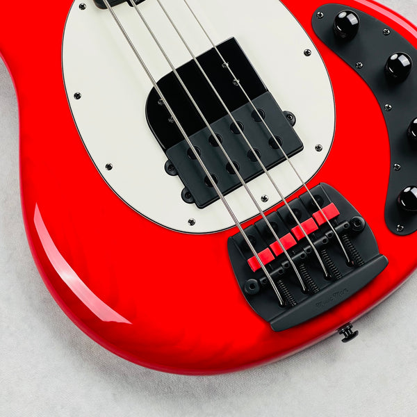 Ernie Ball Music Man Tim Commerford Active StingRay 4-String Bass 2025 - Caliper Red - 4