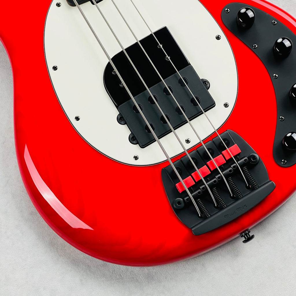 Ernie Ball Music Man Tim Commerford Active StingRay 4-String Bass 2025 - Caliper Red - 4