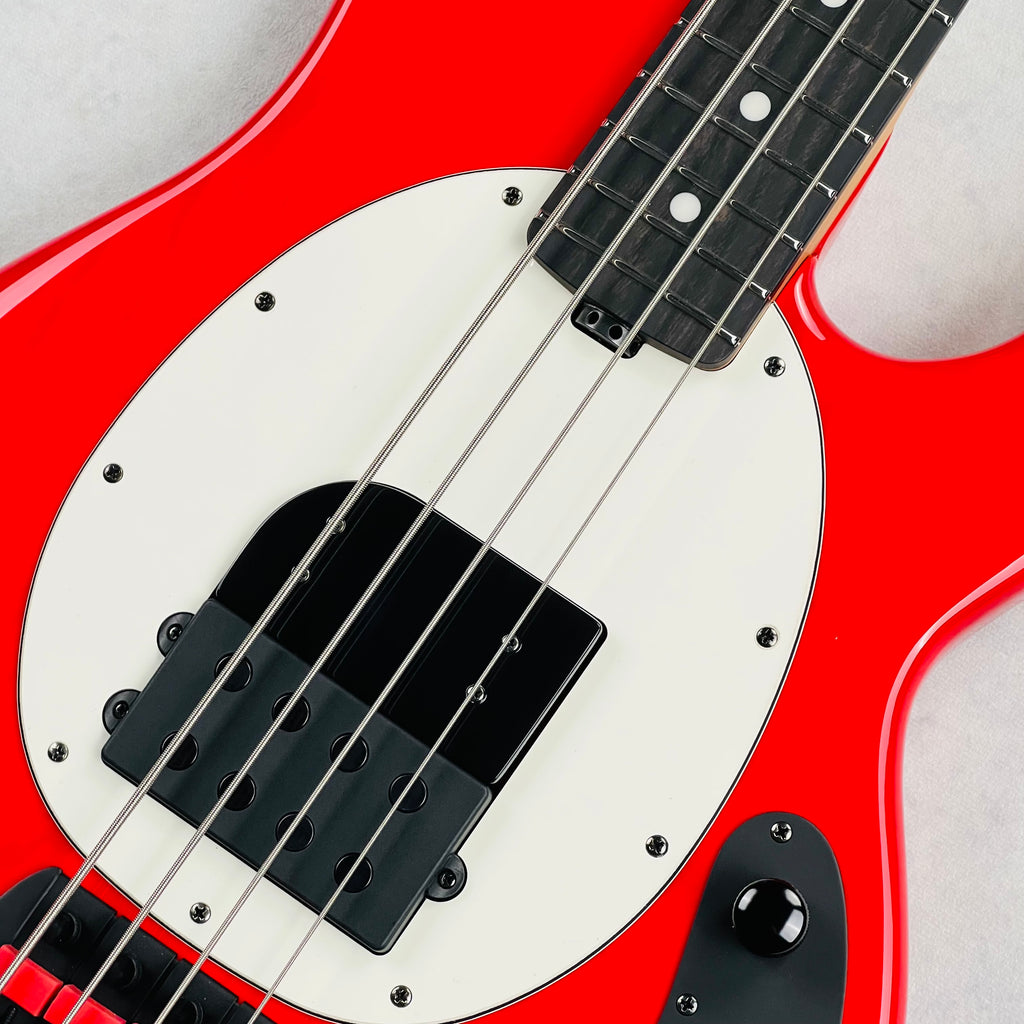 Ernie Ball Music Man Tim Commerford Active StingRay 4-String Bass 2025 - Caliper Red - 6