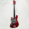 ESP J-RJB PYRO BABY Luna Sea J Model 4-String Bass 2000 - Red Sparkle - 2