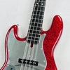 ESP J-RJB PYRO BABY Luna Sea J Model 4-String Bass 2000 - Red Sparkle - 3