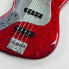 ESP J-RJB PYRO BABY Luna Sea J Model 4-String Bass 2000 - Red Sparkle - 5