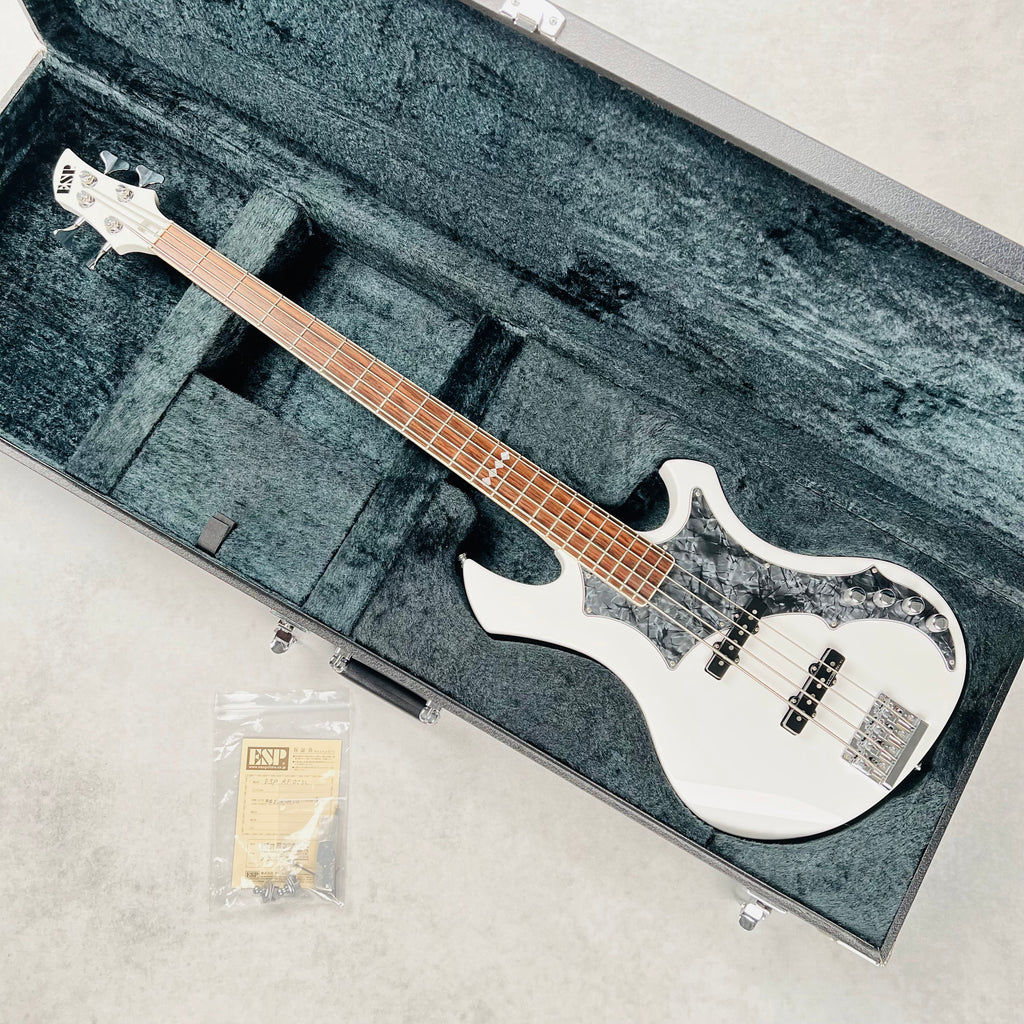 ESP RF-00SL#1 REITA the GazettE Signature 4-String Bass 2022 - White - 16