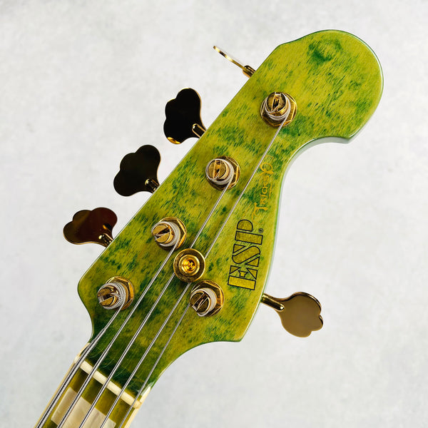 ESP TRICKSY D'espairsRay Signature ZERO Model Bass 2009 - Black & Green Sunburst - 12
