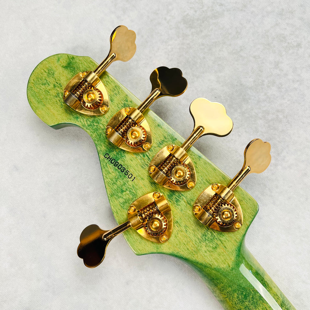 ESP TRICKSY D'espairsRay Signature ZERO Model Bass 2009 - Black & Green Sunburst - 19