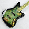 ESP TRICKSY D'espairsRay Signature ZERO Model Bass 2009 - Black & Green Sunburst - 9