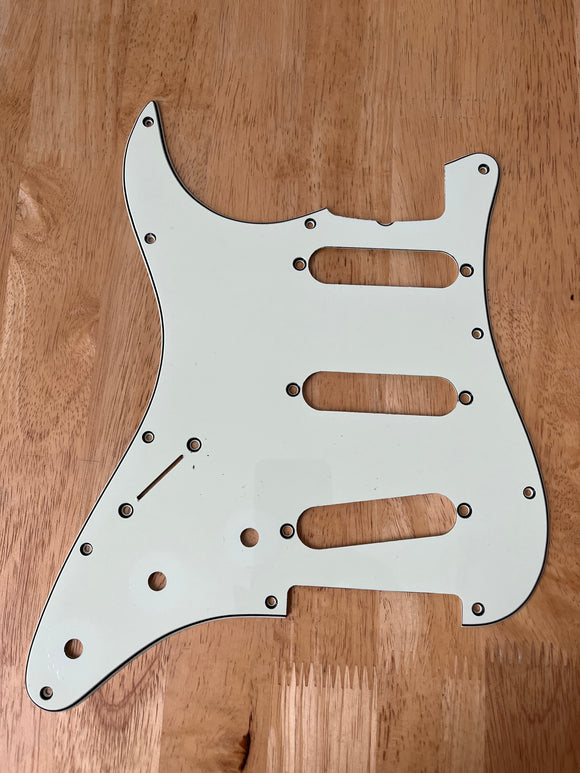 Left Handed Stratocaster Pickguard - Mint Green | Tone Wolf