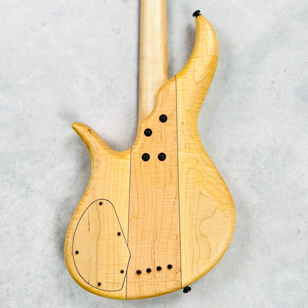 F Bass AC4 Alain Caron Signature Chambered 4-String Bass - Natural - 10