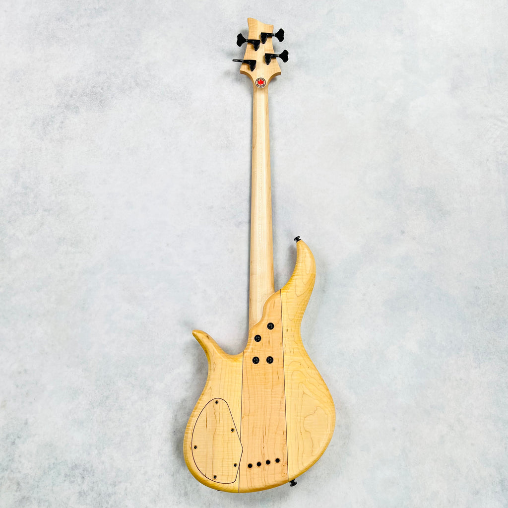 F Bass AC4 Alain Caron Signature Chambered 4-String Bass - Natural - 11