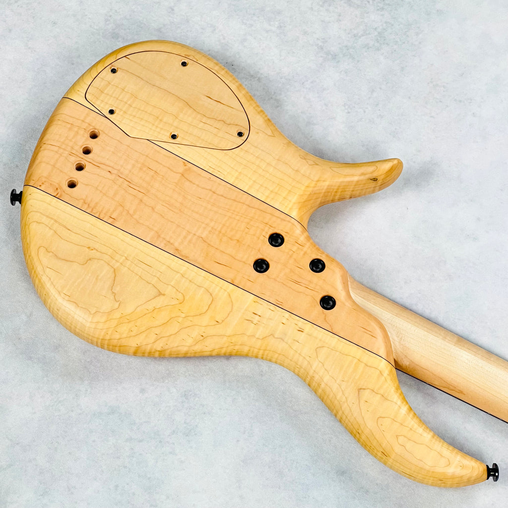 F Bass AC4 Alain Caron Signature Chambered 4-String Bass - Natural - 14