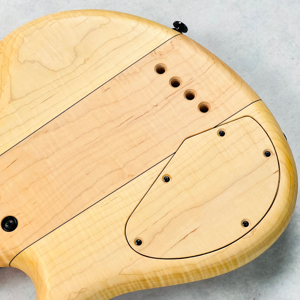 F Bass AC4 Alain Caron Signature Chambered 4-String Bass - Natural - 15