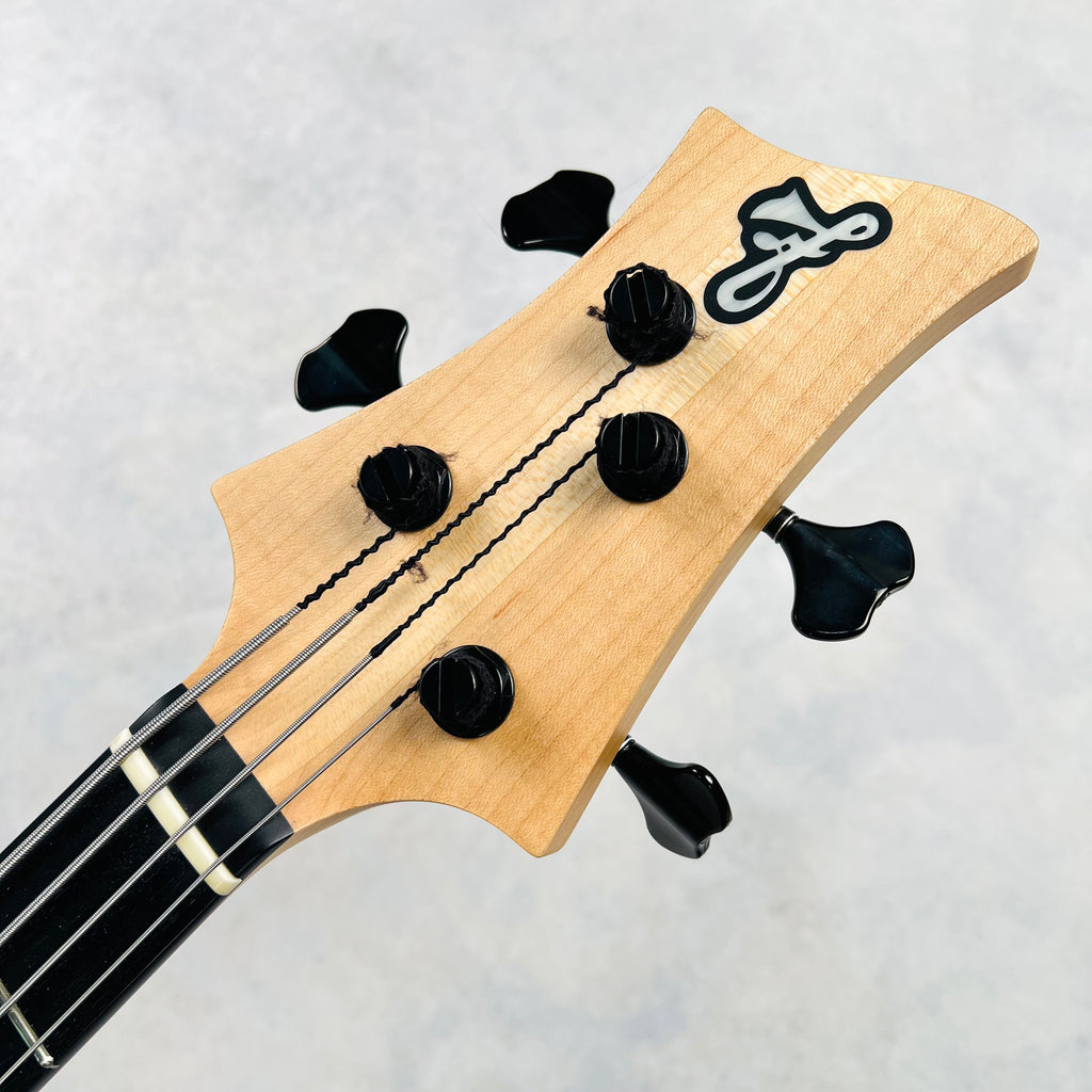 F Bass AC4 Alain Caron Signature Chambered 4-String Bass - Natural - 9