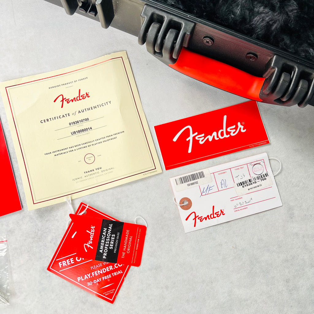 Fender American Prefessional Precision Bass Rosewood Fingerboard 2018 - 3-Color Sunburst - 19