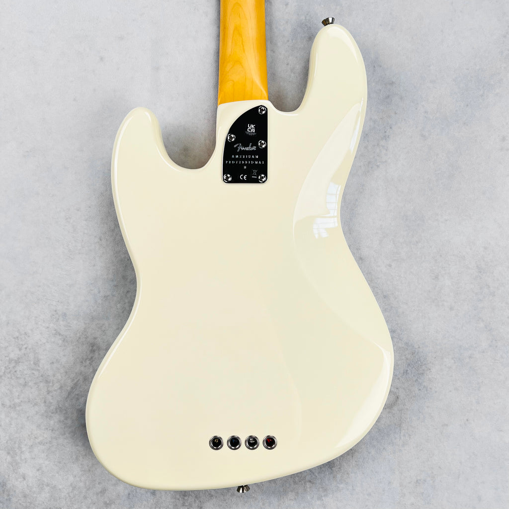 Fender American Professional II Jazz Bass Fretless 2021 - Olympic White - 11