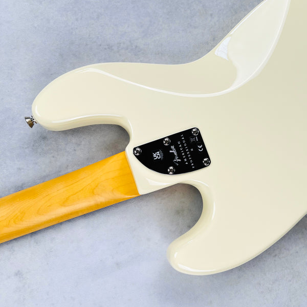 Fender American Professional II Jazz Bass Fretless 2021 - Olympic White - 14