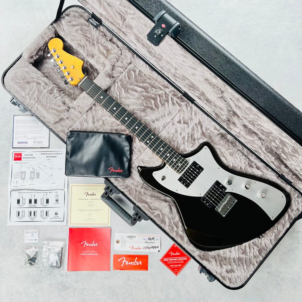 Fender American Ultra II Meteora Ebony Board 2024 - Texas Tea - 17