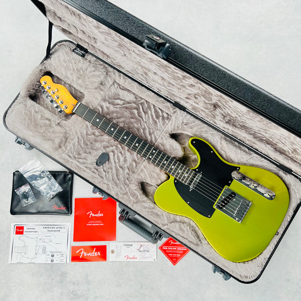 Fender American Ultra II Telecaster Ebony Fretboard 2024 - Solar Flare - 18