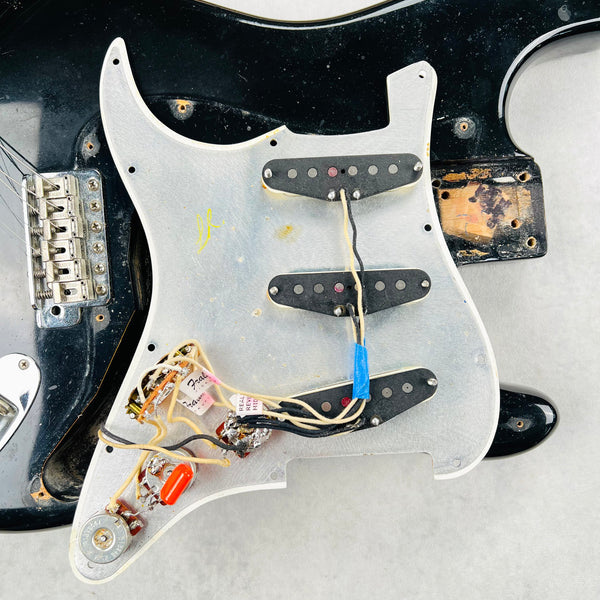 Fender American Vintage '62 Stratocaster Body & Elliot Mechanic Neck 1990s - Black - 8